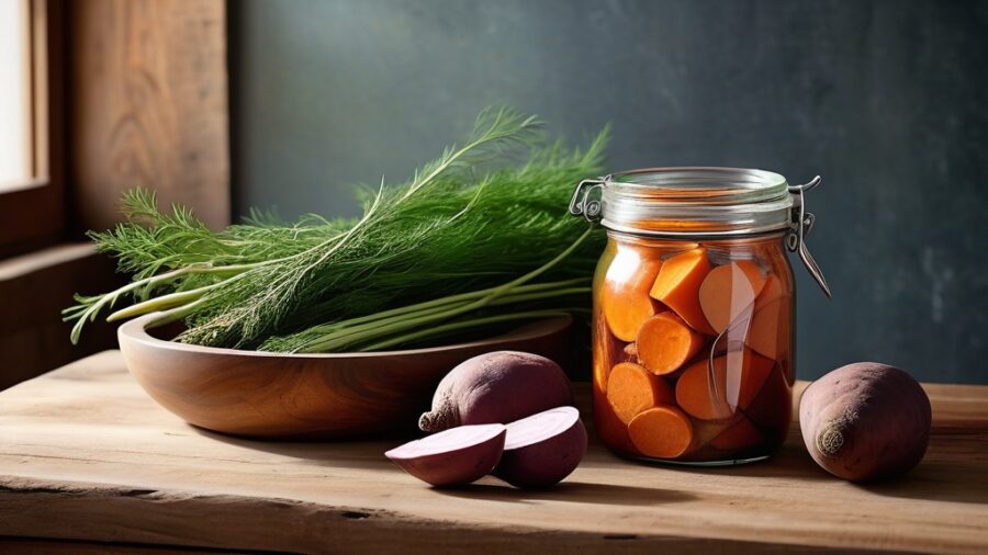 Picles de Batata Doce Fermentada: Receita e Benefícios