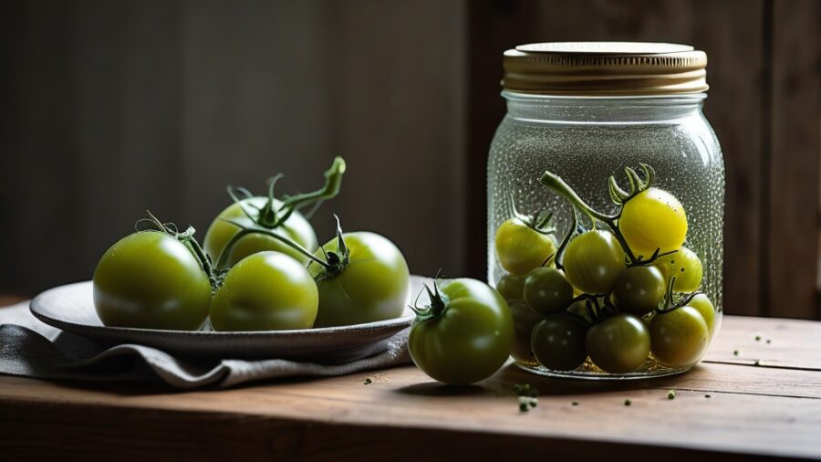 Picles de Tomate Verde Fermentado: O Guia Completo